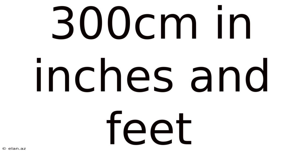 300cm In Inches And Feet