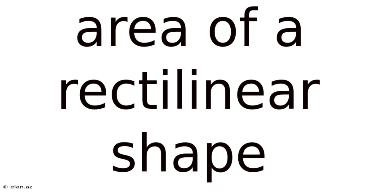 Area Of A Rectilinear Shape