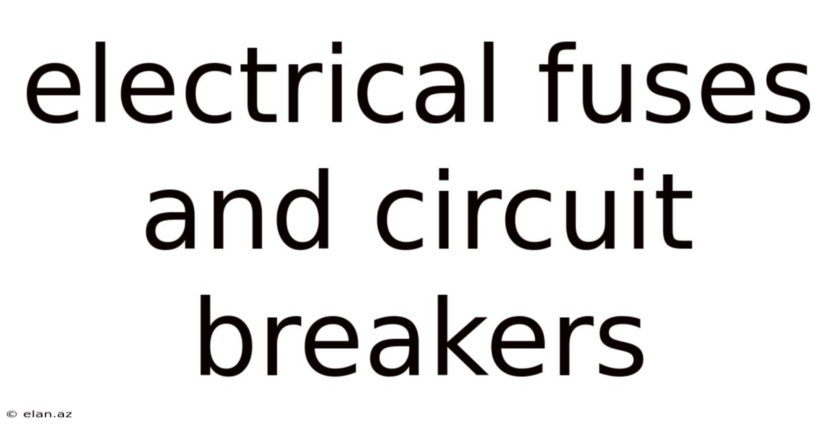 Electrical Fuses And Circuit Breakers