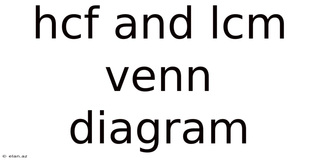 Hcf And Lcm Venn Diagram