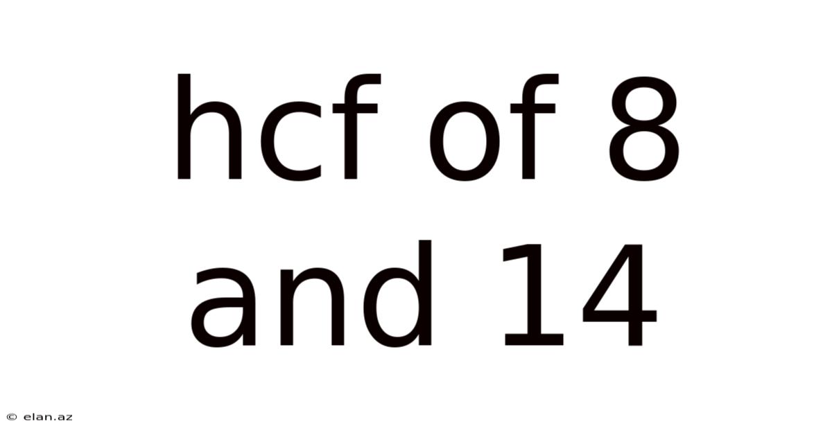 Hcf Of 8 And 14