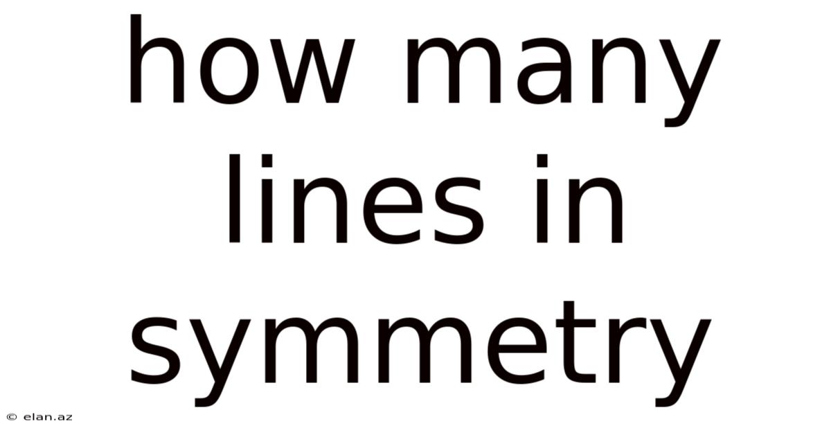 How Many Lines In Symmetry