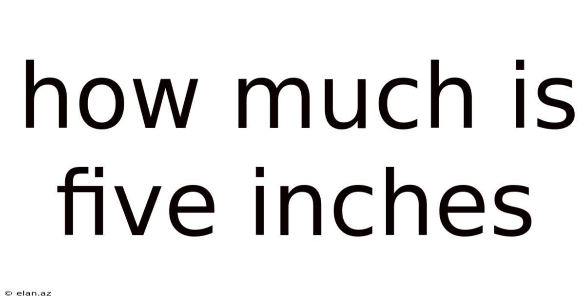 How Much Is Five Inches