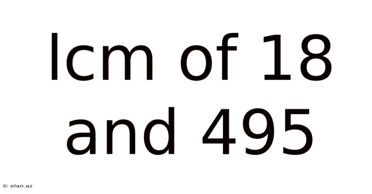 Lcm Of 18 And 495