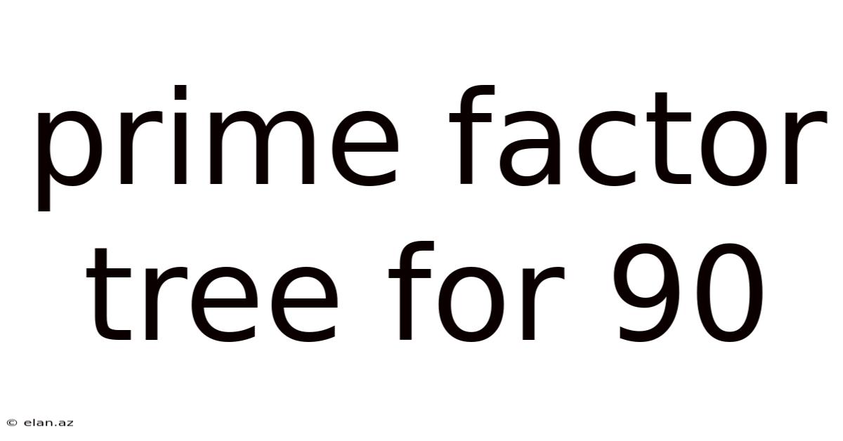 Prime Factor Tree For 90