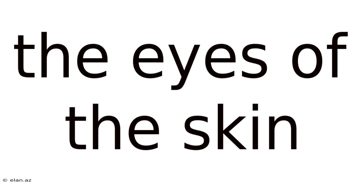 The Eyes Of The Skin