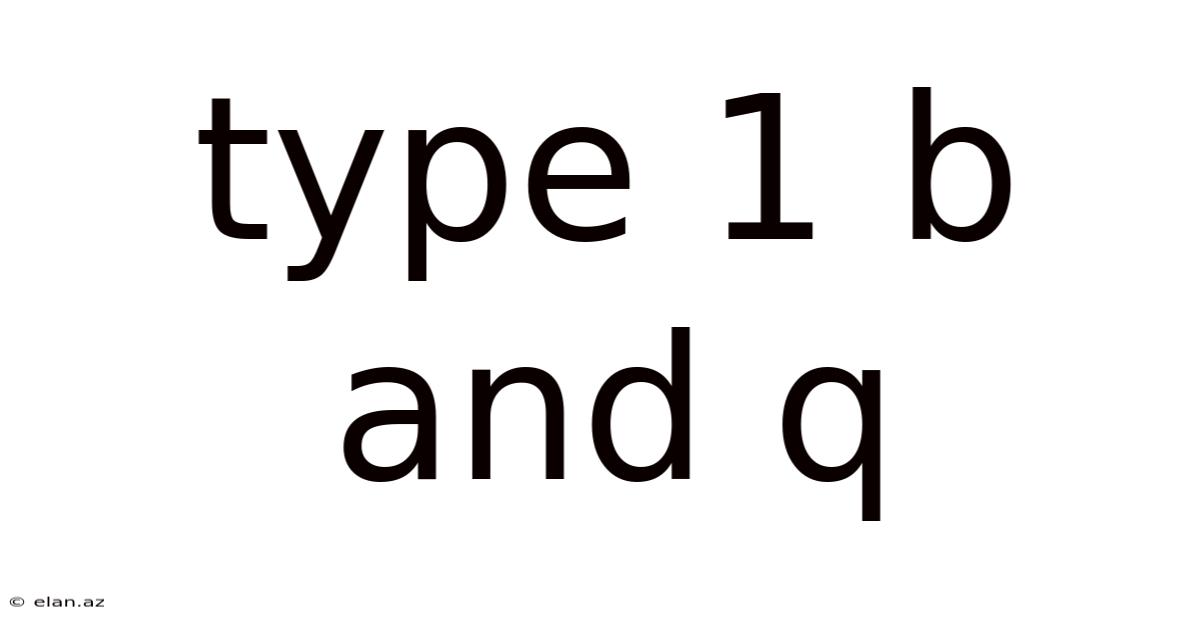 Type 1 B And Q