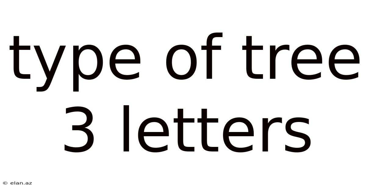 Type Of Tree 3 Letters
