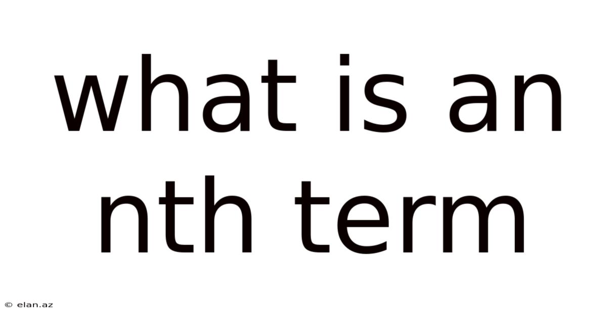 What Is An Nth Term